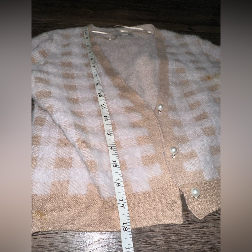 Haute Monde Checkered Cardigan - Picture 11 of 14